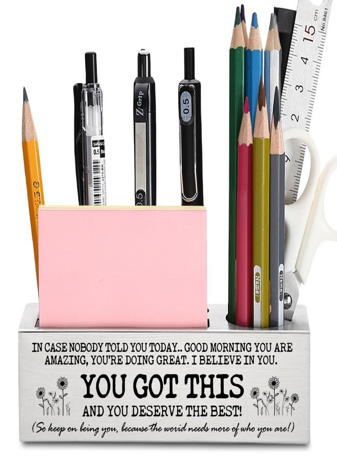 FOKCBOCM I Believe in You, You Got This Inspirational Desk Decor, New job gifts for Women Men, Promotion Gifts Motivational Gifts for Coworker Employee Friends Daughter Office Desk Pencil Holders-DS02 - Image 1