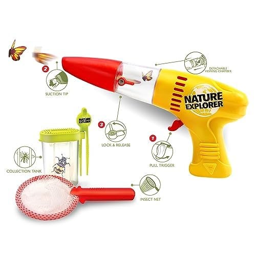 Lanard Nature Explorer: Insect Vacuum Deluxe Collector Set - Bug Out Critter Capture Set, Toy Outdoor Observation & Explorer Tools, Battery Powered, Kids Ages 3+ Medium - Image 4
