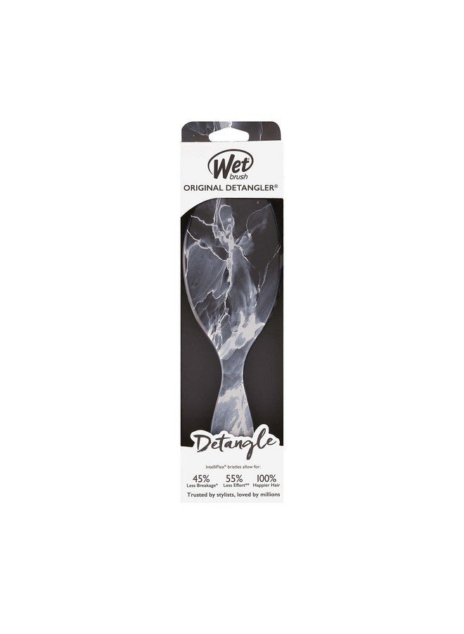 فرشاة الشعر الأصلية لفك تشابك الشعر من ويت براش - لون أونيكس (رخام معدني) - لجميع أنواع الشعر - شعيرات IntelliFlex فائقة النعومة تنزلق بسهولة خلال التشابك - مشط بدون ألم للرجال والنساء والأولاد والبنات - Image 4