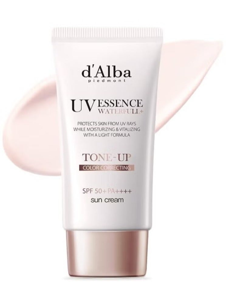 دالبا پيدمونت الكمأة البيضاء الإيطالية شلال يعتم واقية من الشمس ، نباتي نقي مزيج مرطب وردي ، توهج ضوء الشمس ، خفيفة وآمنة استخدام واقية من الشمس - Image 1