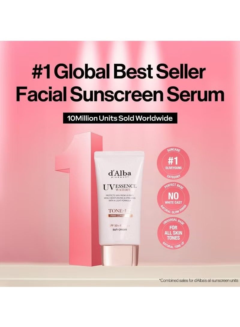 دالبا پيدمونت الكمأة البيضاء الإيطالية شلال يعتم واقية من الشمس ، نباتي نقي مزيج مرطب وردي ، توهج ضوء الشمس ، خفيفة وآمنة استخدام واقية من الشمس - Image 3