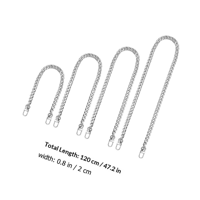 Chain for Purse Strap, Delicate Metal Bag Chain for Handbags and Clutches - Image 2
