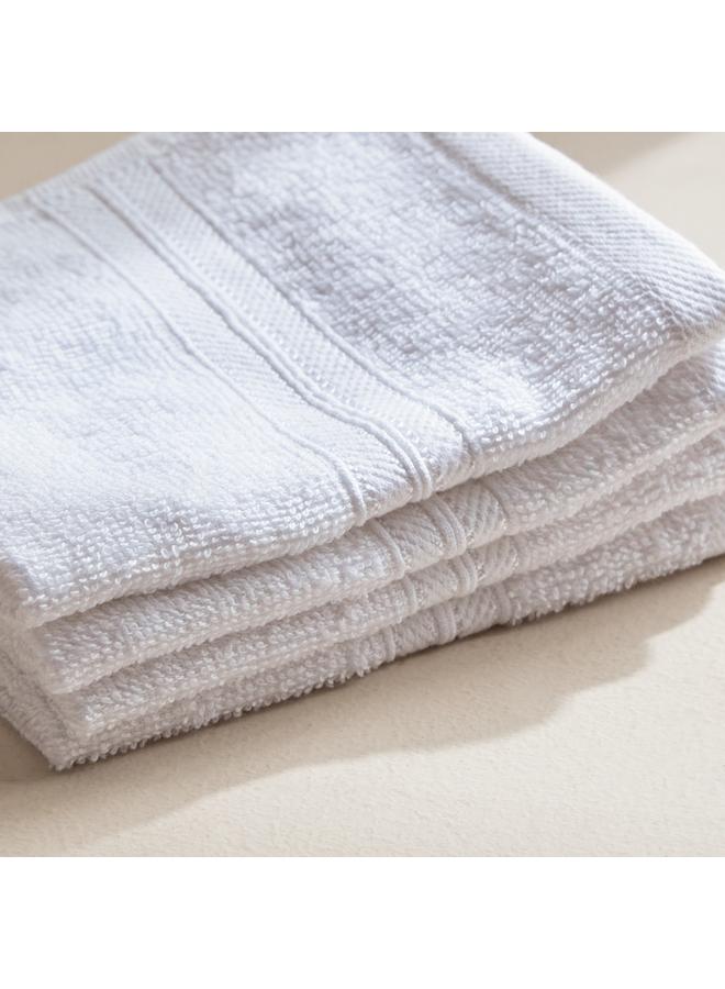 Essential Carded 4 Piece Face Towel Set 30X30 Cm - Image 2