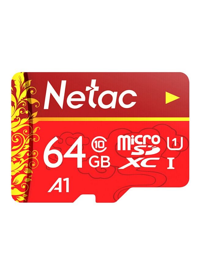 Netac Micro SD Memory Card Red - Image 1