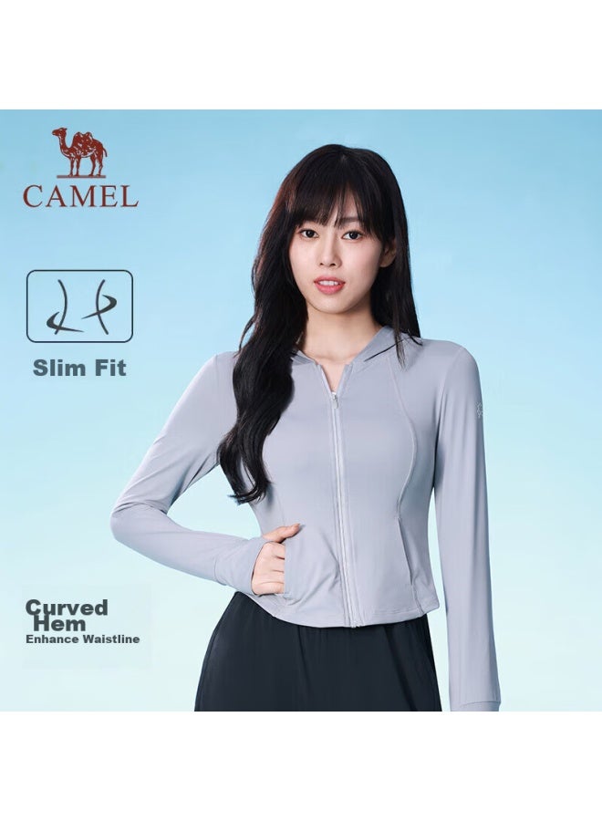 CAMEL [CAMELlia Series] Sun Protection Clothing, Slim Fit, Spring And Summer, Uv Protection, Cool-feeling, Quick-drying, Sun Protection Garment For Women, A24ba6k162 - Image 3
