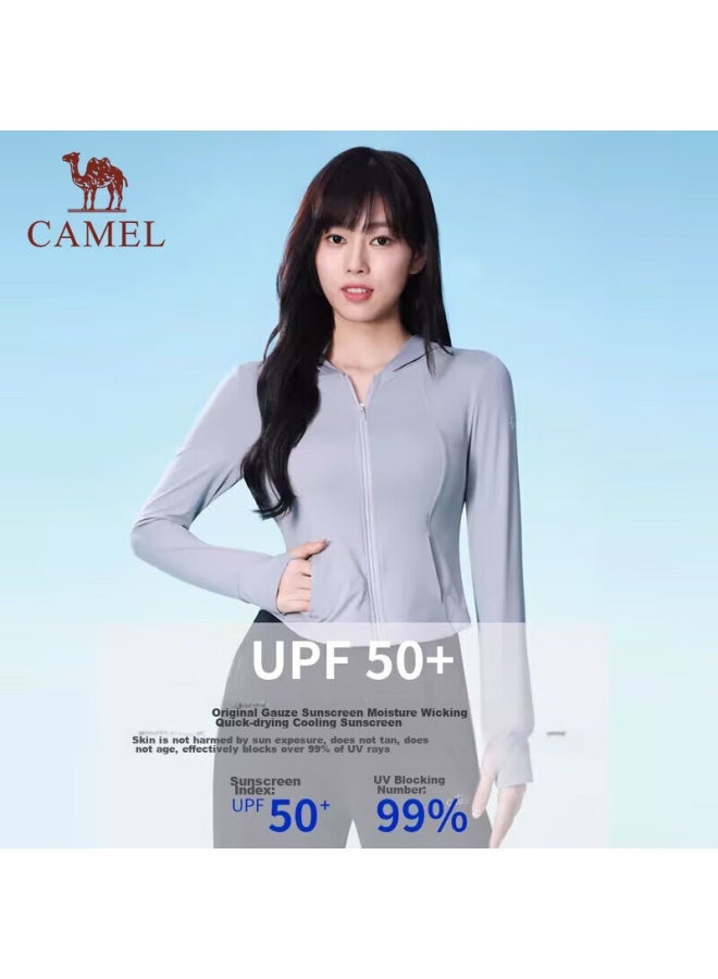 CAMEL [CAMELlia Series] Sun Protection Clothing, Slim Fit, Spring And Summer, Uv Protection, Cool-feeling, Quick-drying, Sun Protection Garment For Women, A24ba6k162 - Image 4