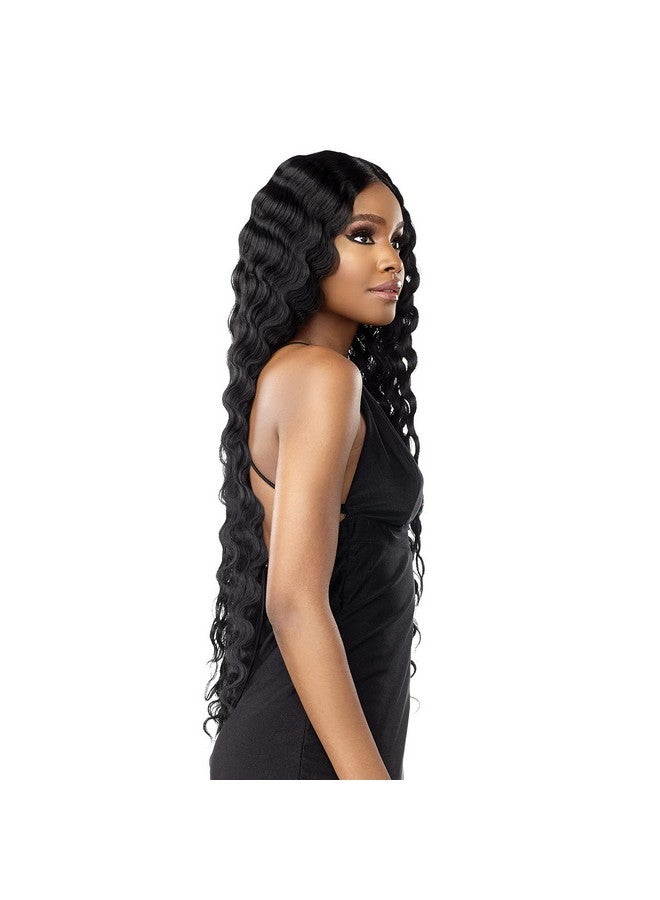 سينساشنيل باروكة شعر صناعية من الدانتيل من Sensationnel Vice - الوحدة 6، بطول 5 بوصات، مع خط شعر مسبق النزع - الوحدة 6 من Vice (لون أسود فاتح 1B) - Image 5