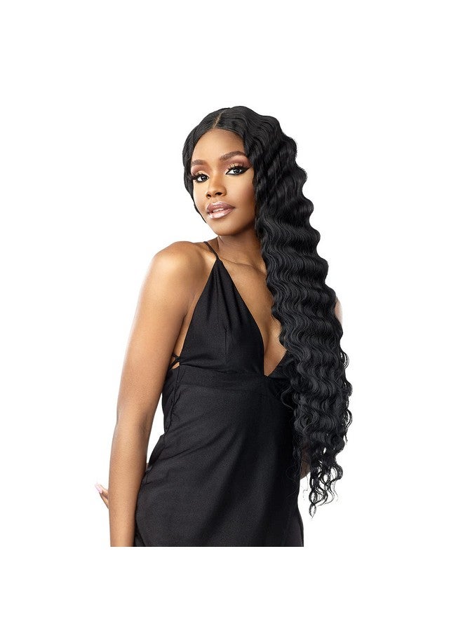 سينساشنيل باروكة شعر صناعية من الدانتيل من Sensationnel Vice - الوحدة 6، بطول 5 بوصات، مع خط شعر مسبق النزع - الوحدة 6 من Vice (لون أسود فاتح 1B) - Image 1