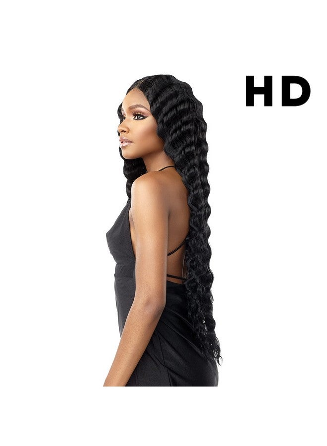 سينساشنيل باروكة شعر صناعية من الدانتيل من Sensationnel Vice - الوحدة 6، بطول 5 بوصات، مع خط شعر مسبق النزع - الوحدة 6 من Vice (لون أسود فاتح 1B) - Image 4