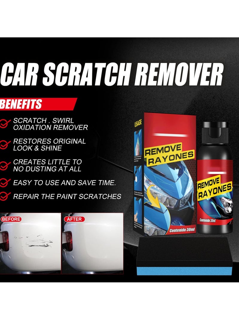 Car Scratch Repair Kit - 2PCS Ultimate Paint Restorer and Scratch Remover for Deep Scratches, Perfect for Restoring Your Vehicle's Finish and Appearance. - Image 3