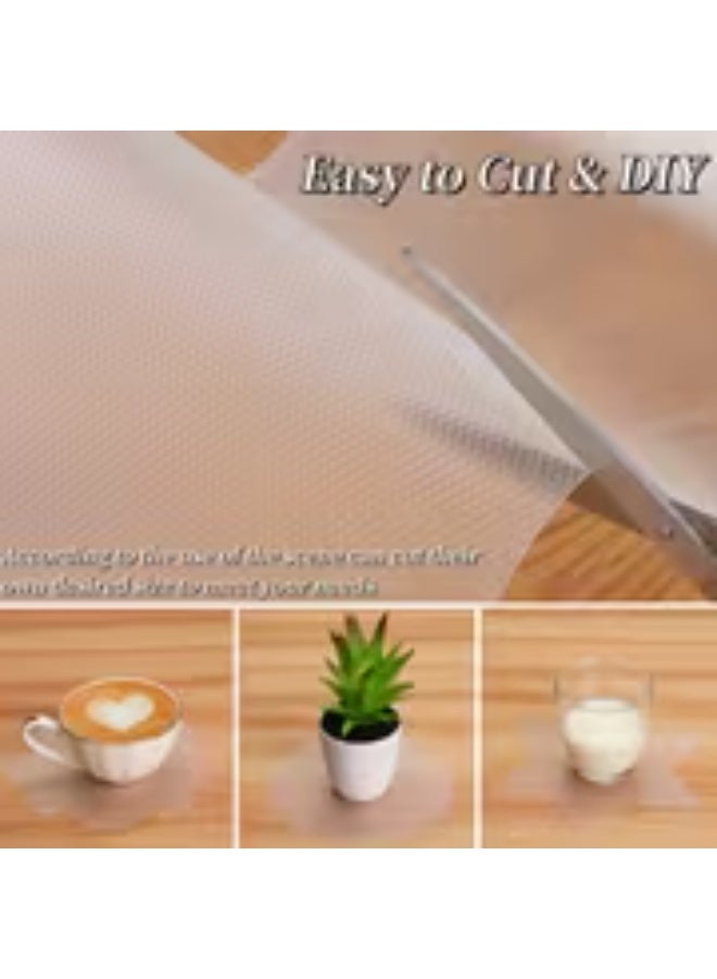 erorex 1 Roll Kitchen Cabinet Mat – Upgraded Waterproof Non-Slip EVA Shelf Liner for Countertop, Refrigerator & Storage Shelves - Image 3