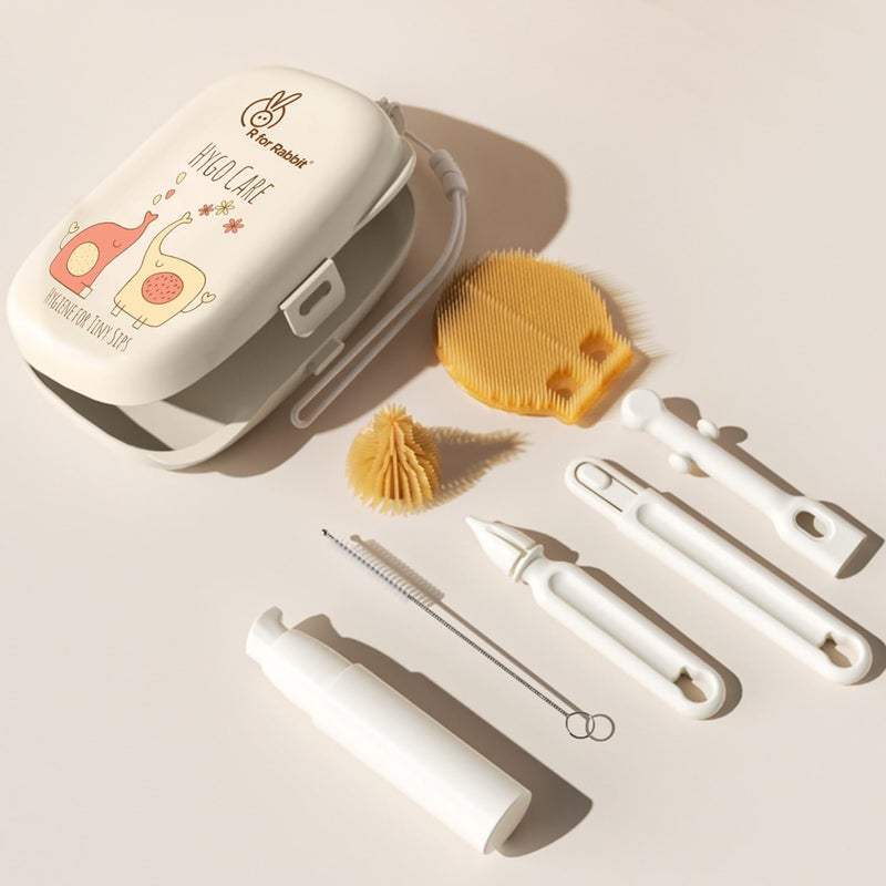 R for Rabbit مجموعة تنظيف زجاجات الأطفال العملاقة من R for Rabbit Hygo Care - Image 1