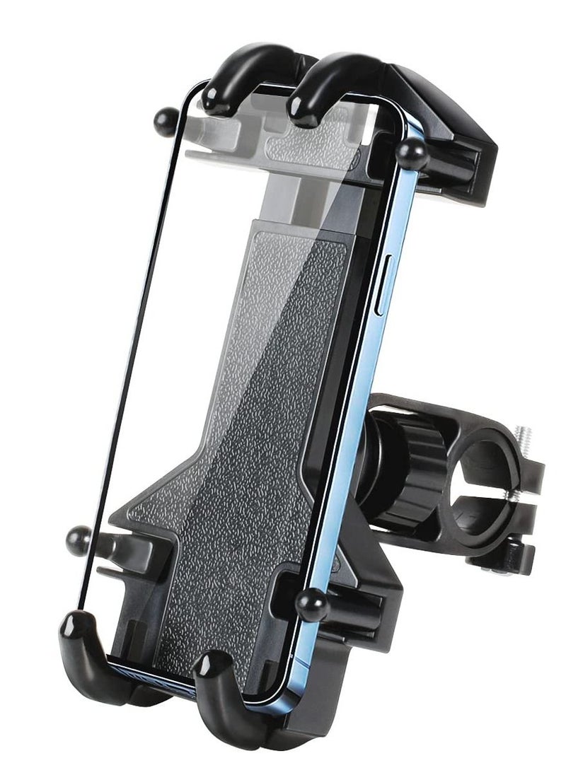 SYOSI Bike Phone Mount Holder Motorcycle Phone Mount Clamp 8-Claw Motorcycle Phone Mount Holder For iPhone 13 Pro Max Galaxy S22/S21/S20 Plus 4.7"- 7.0" Cellphone7"- 7.0" Cellphone  - Image 1