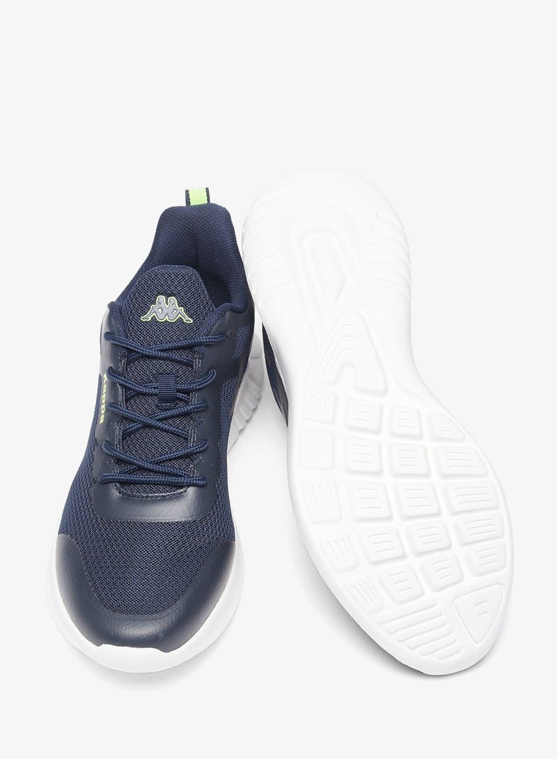 Kappa Men's Textured Lace-Up Low-Ankle Sneakers - Image 3