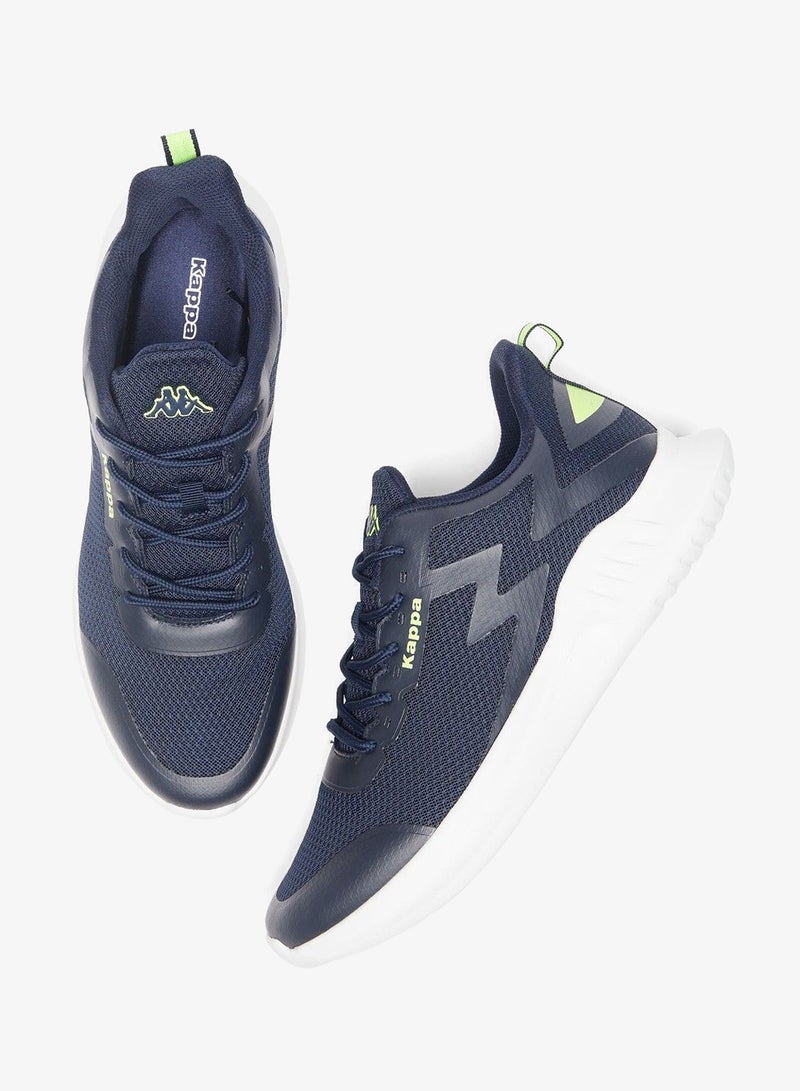 Kappa Men's Textured Lace-Up Low-Ankle Sneakers - Image 2