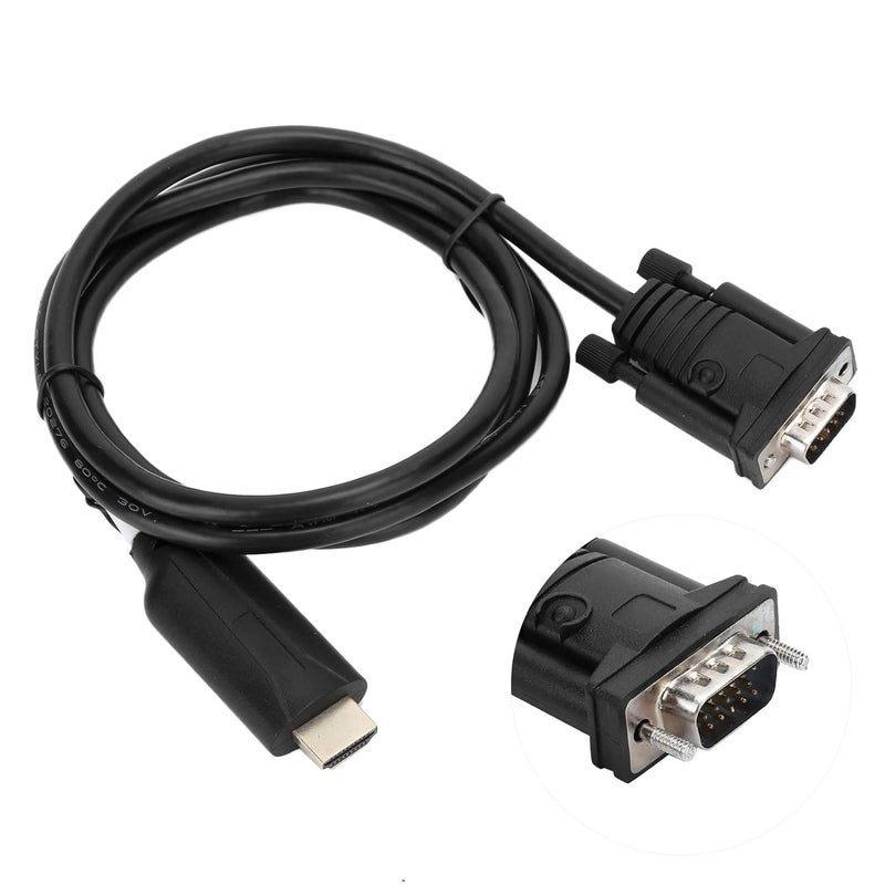 محول VGA إلى HDMI بدعم الصوت 1080P، سهل الاستخدام للشاشات الشخصية - Image 2