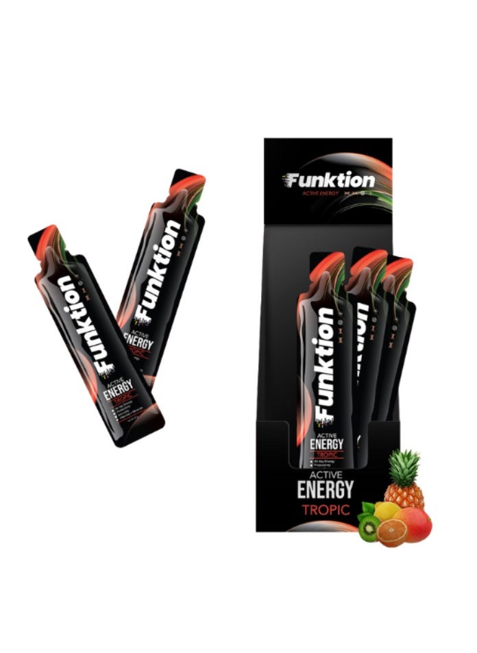 Funktion Active Energy Gel with, Ginseng, L-Carnitine, Guarana, Green Tea, Rosehip, Supports Immunity, Productivity, All Day Energy  and Mental Focus, No Sugar  - Image 1