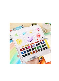 Superior SUPERIOR 18 SOLID WATERCOLOR PAINTING SET WITH PAINTBRUSH - No:XP-018  - Image 2