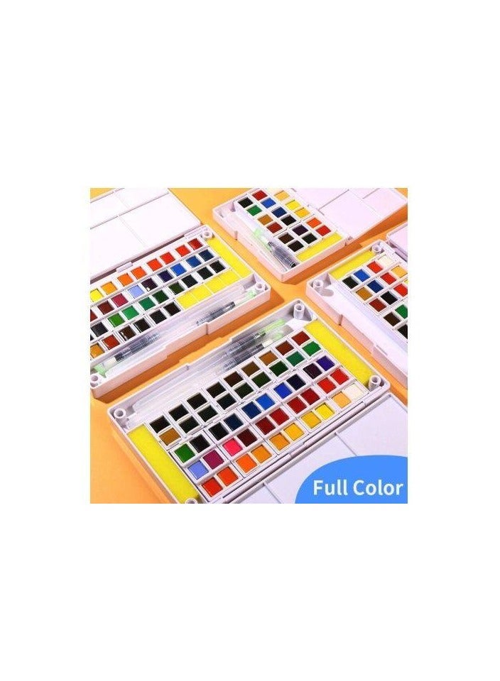 SUPERIOR 18 SOLID WATERCOLOR PAINTING SET WITH PAINTBRUSH - No:XP-018 - Image 4