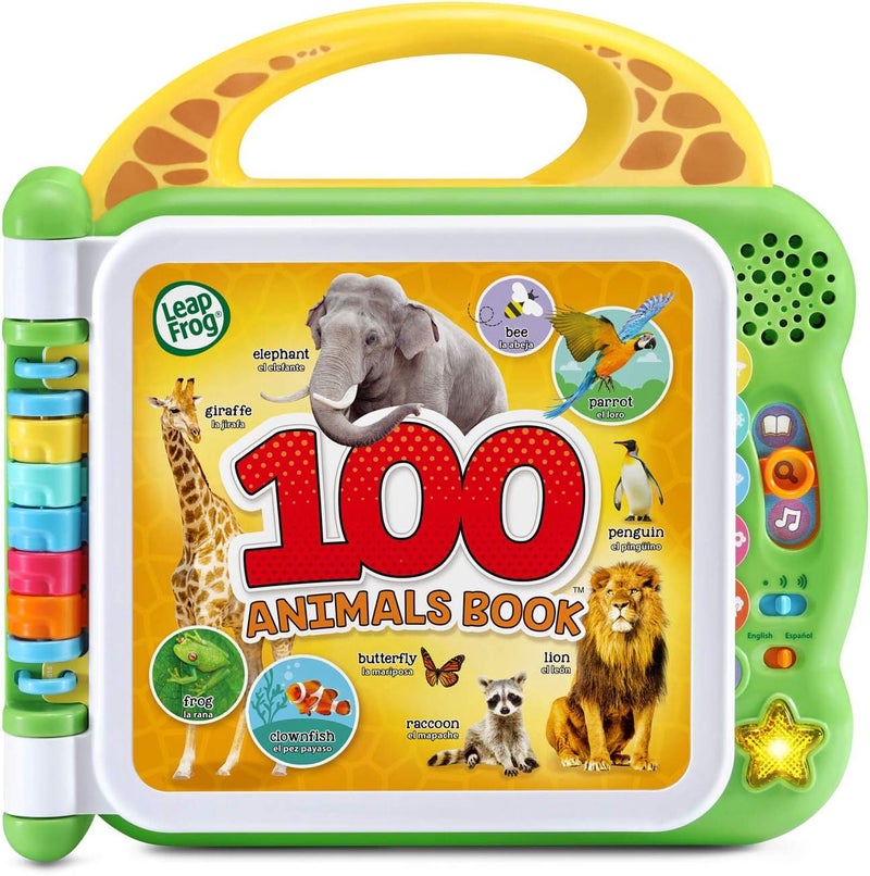 ليب فروغ LeapFrog كتاب 100 حيوان، أخضر - Image 1