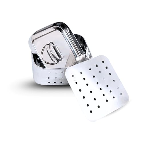 AaraVibe® Paneer Maker Steel | Paneer Maker | Paneer Maker Mould Press – 600ml (Large) Stainless Steel Square Press for Homemade Paneer, Tofu & Sprouts | 1 Year Warranty & Free Paneer Recipe eBook - Image 5