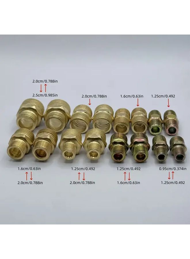 16pcs Variable Diameter Water Pump Connector Straight Adapter Fittings - Image 2