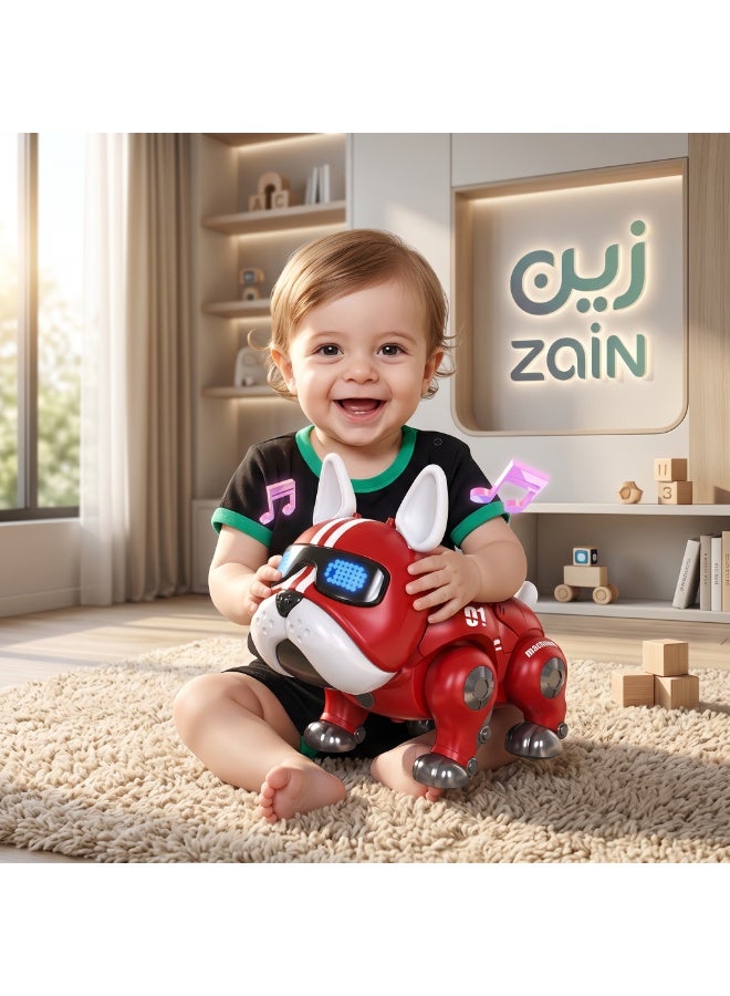 زين لعبة الكلب الآلي التفاعلي الذكي من زين (لون عشوائي: أزرق) - Image 4