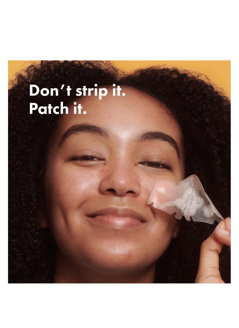 Mighty Patch - Mighty Patch™ Nose Patch from Hero Cosmetics - XL Hydrocolloid Pimples, Zits and Oil - Dermatologist-Approved Overnight Pore Strips to Absorb Acne Nose Gunk (10 Count) - Image 1