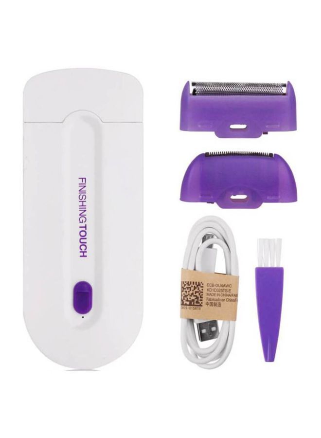 NIBEMINENT Electric Laser Epilator White/Purple 12g - Image 1