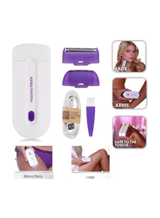 NIBEMINENT Electric Laser Epilator White/Purple 12g - Image 4