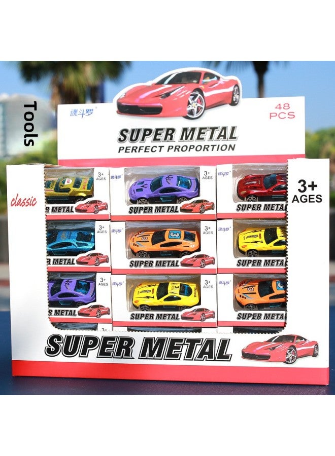 Children's Toys Alloy Car Simulation Model Alloy Car Model Stall Toy Car Car Car Small Toys-Color:As Long As The Naked Car ] - Image 5