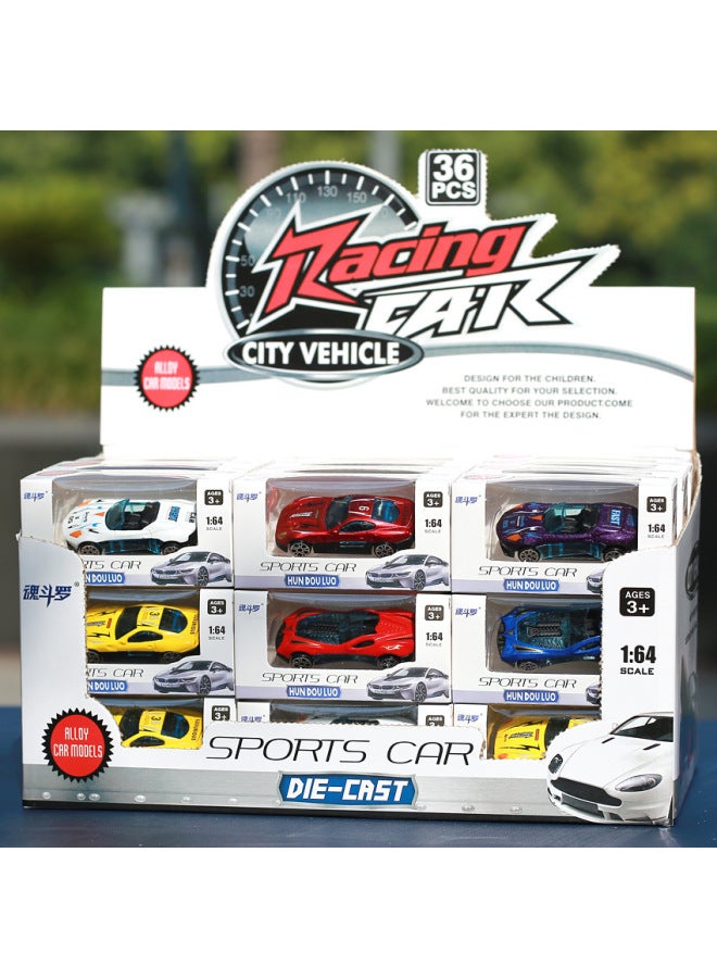 Children's Toys Alloy Car Simulation Model Alloy Car Model Stall Toy Car Car Car Small Toys-Color:As Long As The Naked Car ] - Image 4