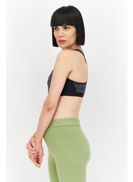 Dorina Women Non Padded Heather Sport Bra, Grey  - Image 3
