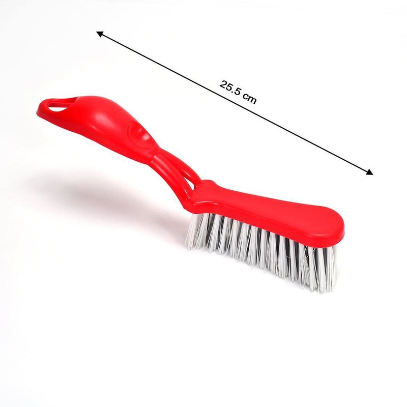 SHOPOBOX Dustpan Set with Brush Dust Collector Pan Supadi Broom with Dust Pan Unbreakable Virgin Plastic Brush Set with Dustpan with Long Handle Multipurpose Cleaning Tool for Home Office 2 - Image 3