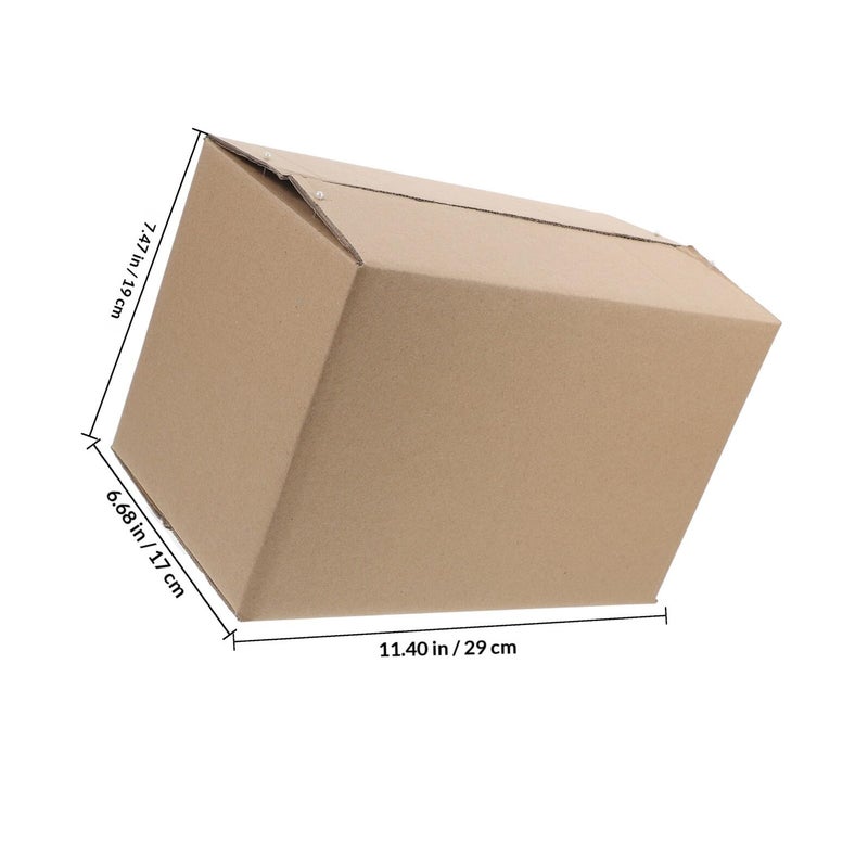5Pcs 5 Corrugated Cardboard Mailer Boxes 290x170x190mm For Small Business Shipping - Image 3