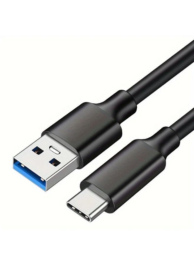 كابل USB A إلى USB C 3.2 Gen 2 بطول 5 أقدام، سرعة بيانات 10 جيجابت في الثانية، شحن سريع بقدرة 60 واط، مناسب لمحركات أقراص SSD - Image 3