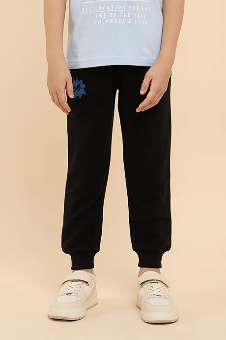 أر أند بي Printed Joggers with Drawstring Waist