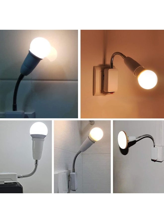 melfi E27 Socket Adapter with On/Off Switch, Plug-in Light Bulb Holder with UK Plug – Edison Screw Lamp Base Converter for Home or Office Use, (UK Plug, 1, PCS) - Image 3