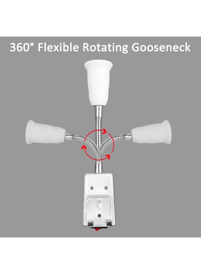 melfi E27 Socket Adapter with On/Off Switch, Plug-in Light Bulb Holder with UK Plug – Edison Screw Lamp Base Converter for Home or Office Use, (UK Plug, 1, PCS) - Image 2