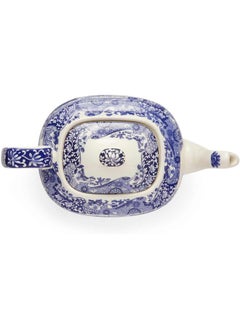 Portmeirion Spode Blue Italian Collection Teapot | Tea Infuser | Made of Earthenware | 40-Ounces/2.5 Pints | Dishwasher and Microwave Safe | Made in England (Blue/White)  - Image 2