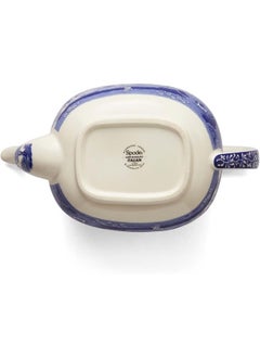 Portmeirion Spode Blue Italian Collection Teapot | Tea Infuser | Made of Earthenware | 40-Ounces/2.5 Pints | Dishwasher and Microwave Safe | Made in England (Blue/White)  - Image 3