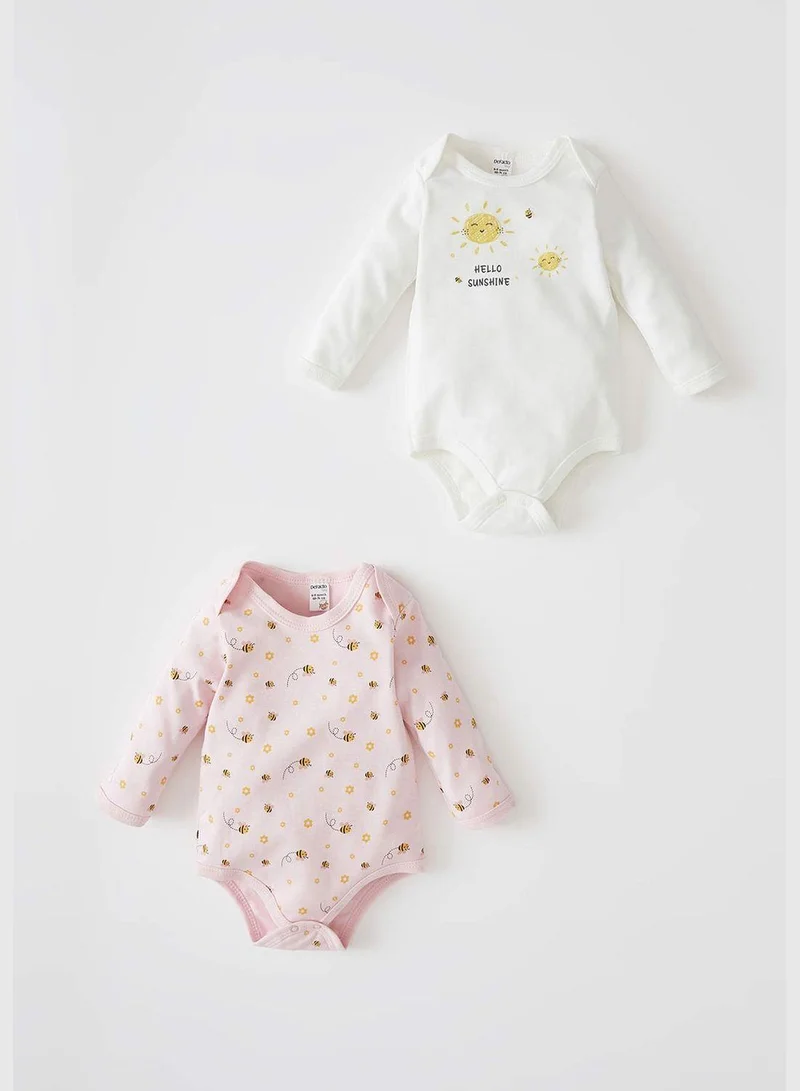 DeFacto BabyGirl Regular Fit Long Sleeve Snap Body