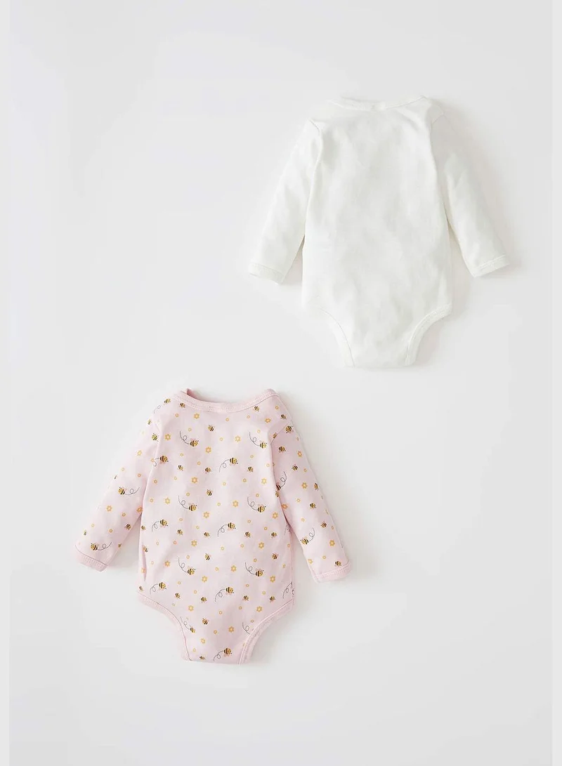 DeFacto BabyGirl Regular Fit Long Sleeve Snap Body