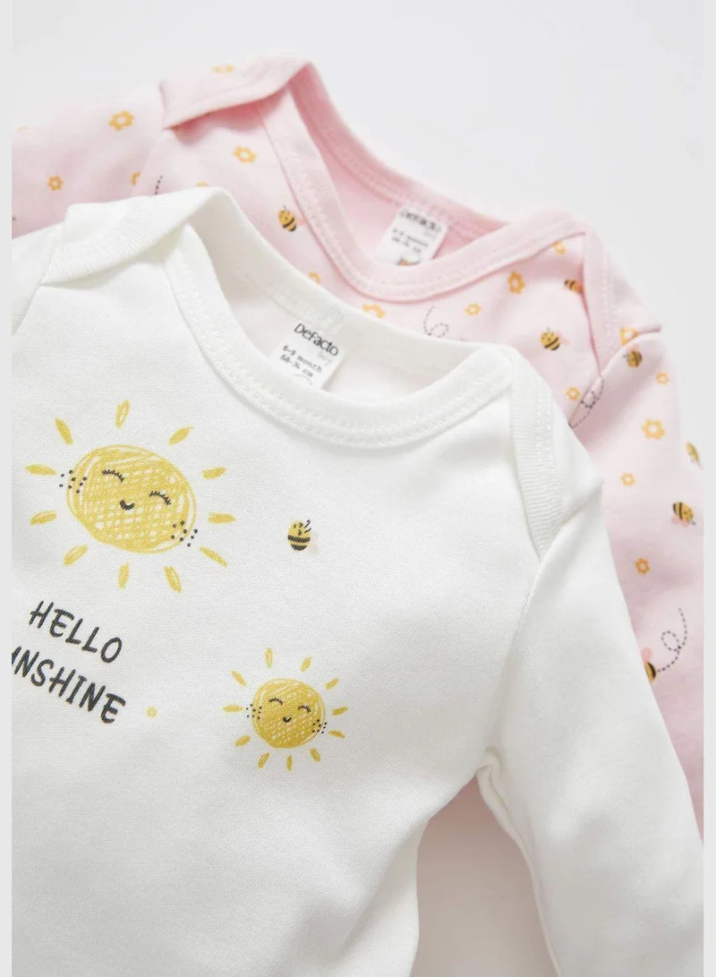 DeFacto BabyGirl Regular Fit Long Sleeve Snap Body