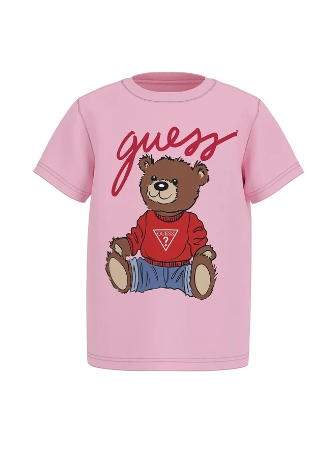 GUESS Kids Graphic Crew neck T-Shirt