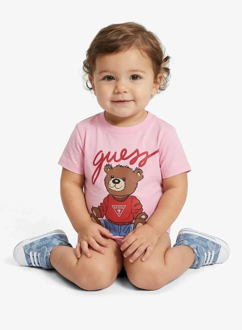 GUESS Kids Graphic Crew neck T-Shirt
