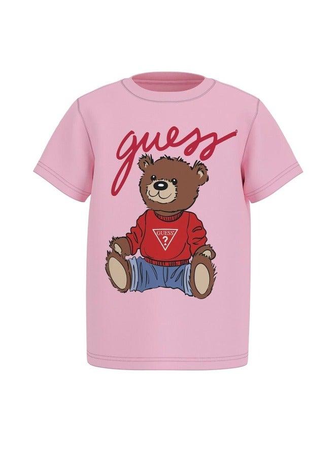 GUESS Kids Graphic Crew neck T-Shirt - Image 2