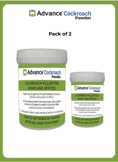 Advance Cockroach Bait Control Expert Powder 100g Pack of 2
