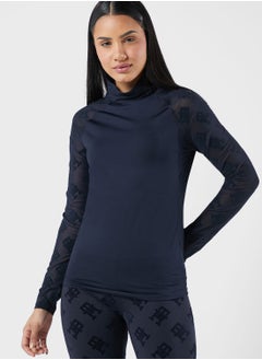Slim Monogram Flock Top