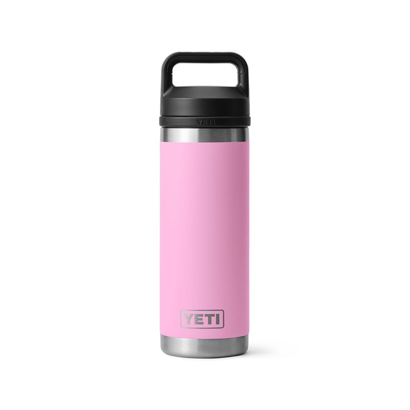 YETI Rambler 18 oz Bottle, Leakproof, Vacuum Insulated, Stainless Steel with Chug Cap, Power Pink - Image 3